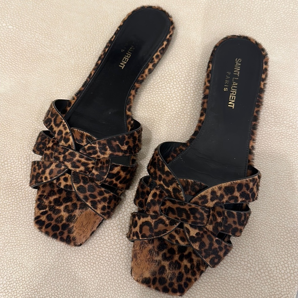 Saint Laurent Tribute Nu Pieds Flat Sandals